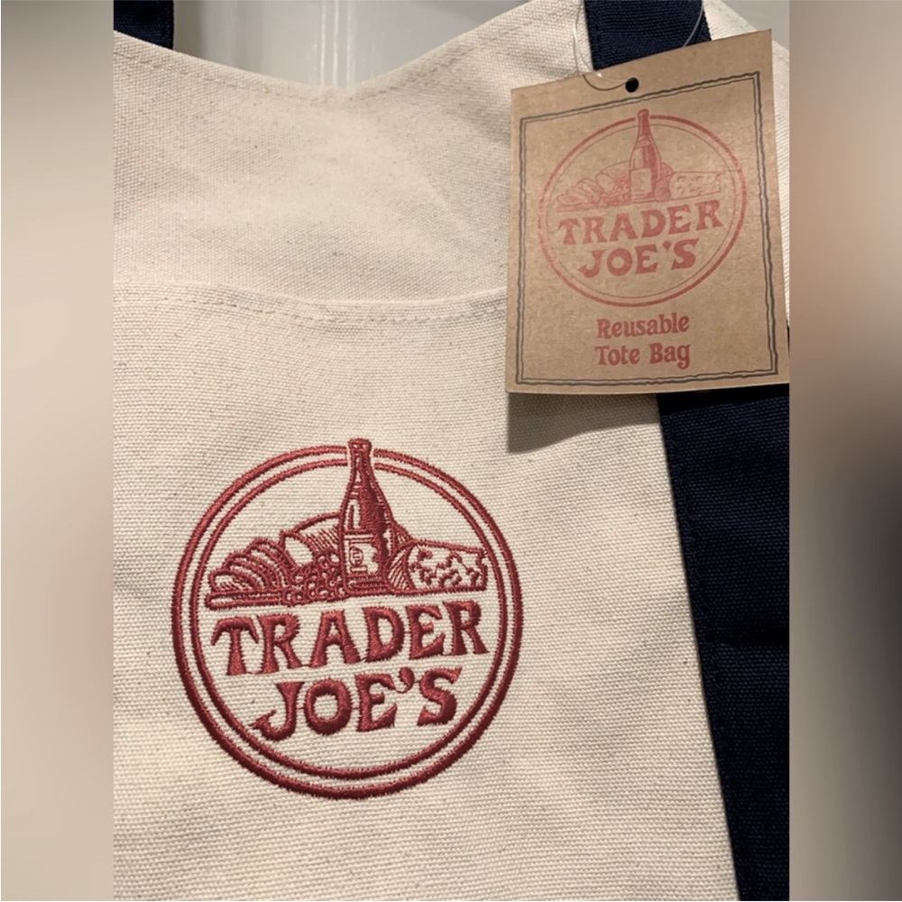 Trader Joe's Canvas Tote Bag - Picture 2 of 4
